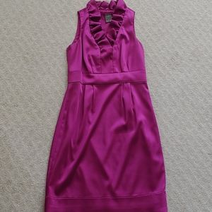 Magenta cocktail dress